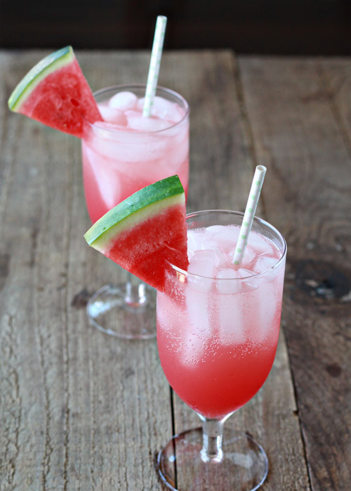 Drinks To Make With Vodka
 Vodka Watermelon Sparkler Kitchen Treaty