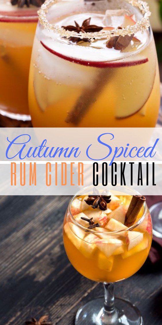 Drinks With Spiced Rum
 Fresh Drink Autumn Spiced Rum Cider Cocktail