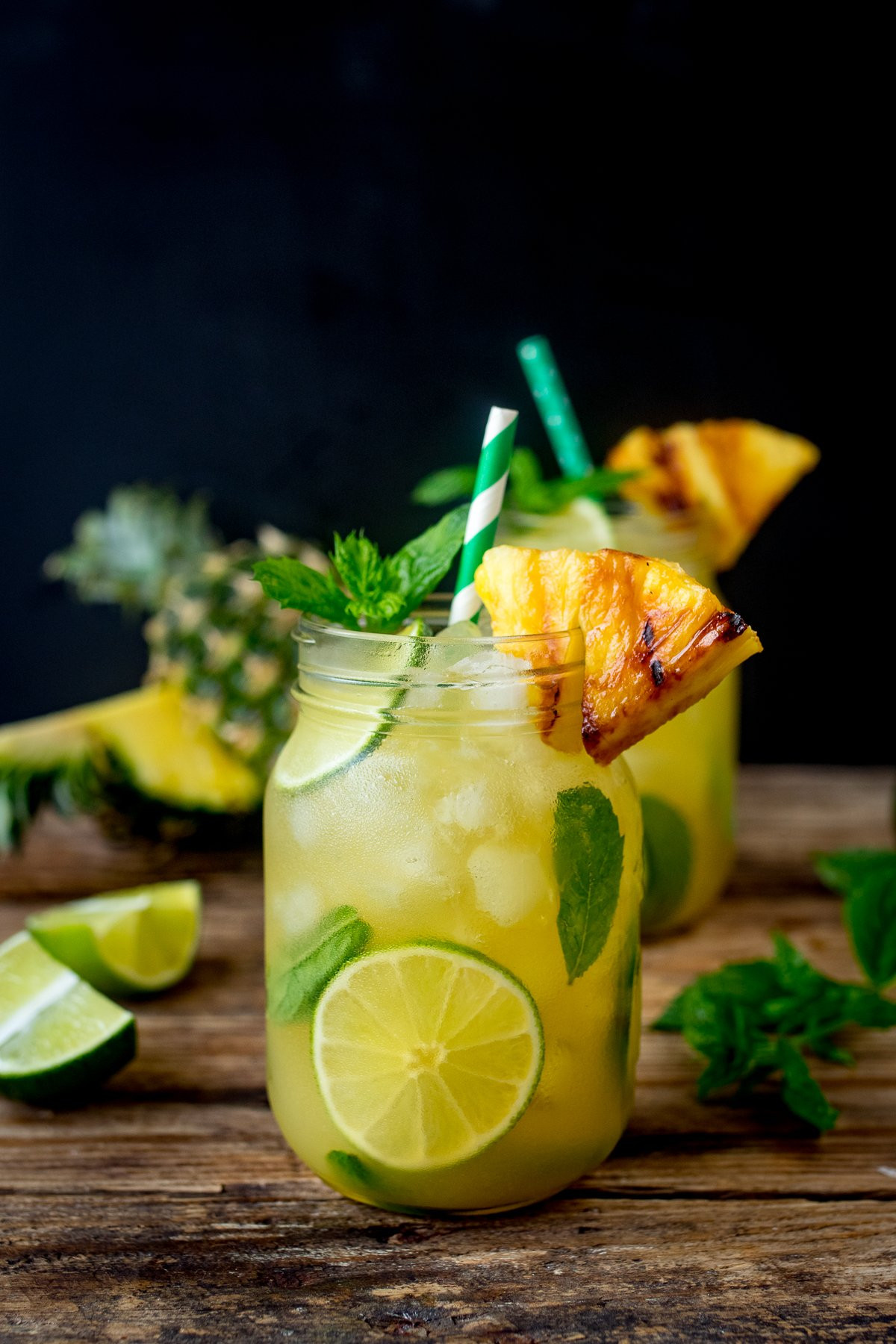 Drinks With Spiced Rum
 Pineapple Ginger Mojitos with Spiced Rum Nicky s Kitchen