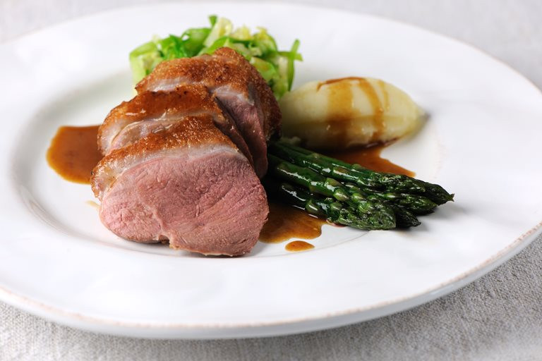 Duck Breast Recipes
 Roast Duck Breast with asparagus Recipe Great British Chefs