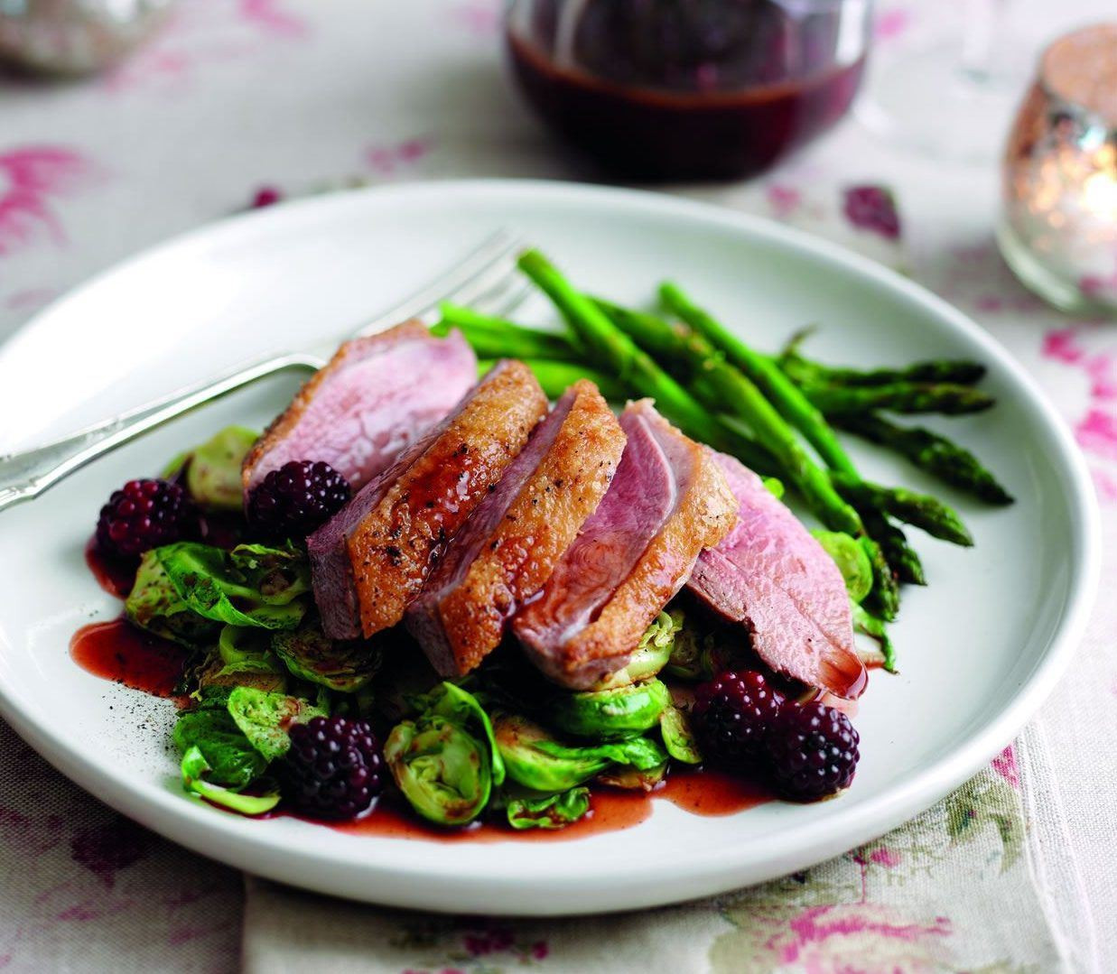 Duck Breast Recipes
 Roasted Duck Breast with Blackberry and Port Sauce