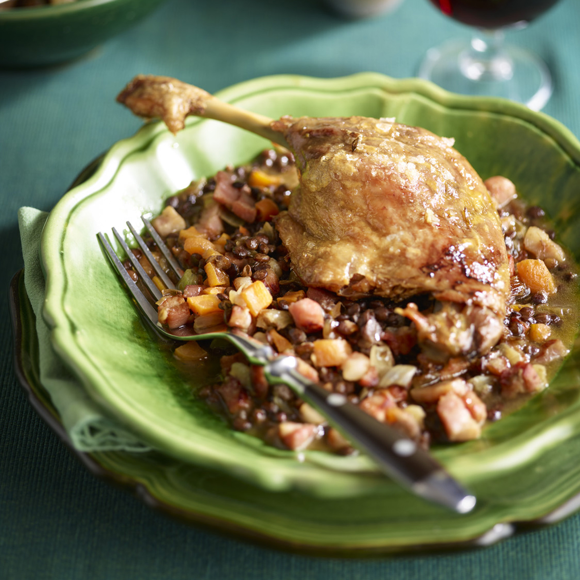 Duck Confit Recipes
 Duck Confit With Pancetta Lentils Dinner Recipes