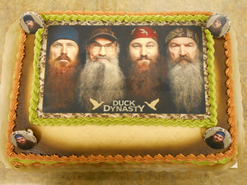 Duck Dynasty Birthday Cake
 Paul’s Pastry Shop Presents Duck Dynasty Cakes