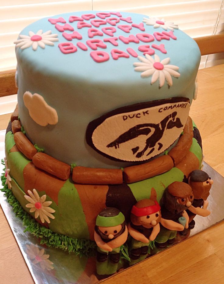 Duck Dynasty Birthday Cake
 Duck dynasty cake for girls