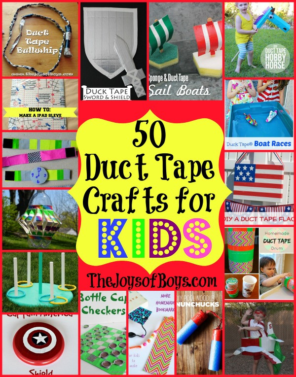 Duct Tape Projects For Kids
 Duct Tape Crafts for Kids Easy Crafts with Duct Tape