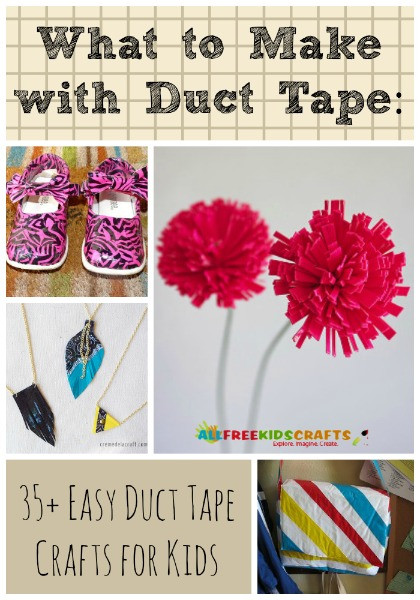 Duct Tape Projects For Kids
 What to Make with Duct Tape 62 Easy Duct Tape Crafts for