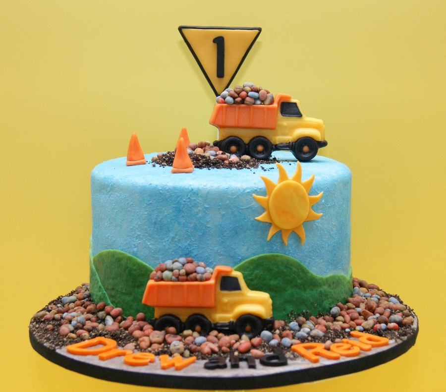 Dump Truck Birthday Cake
 My Dumptruck Birthday Cake CakeCentral