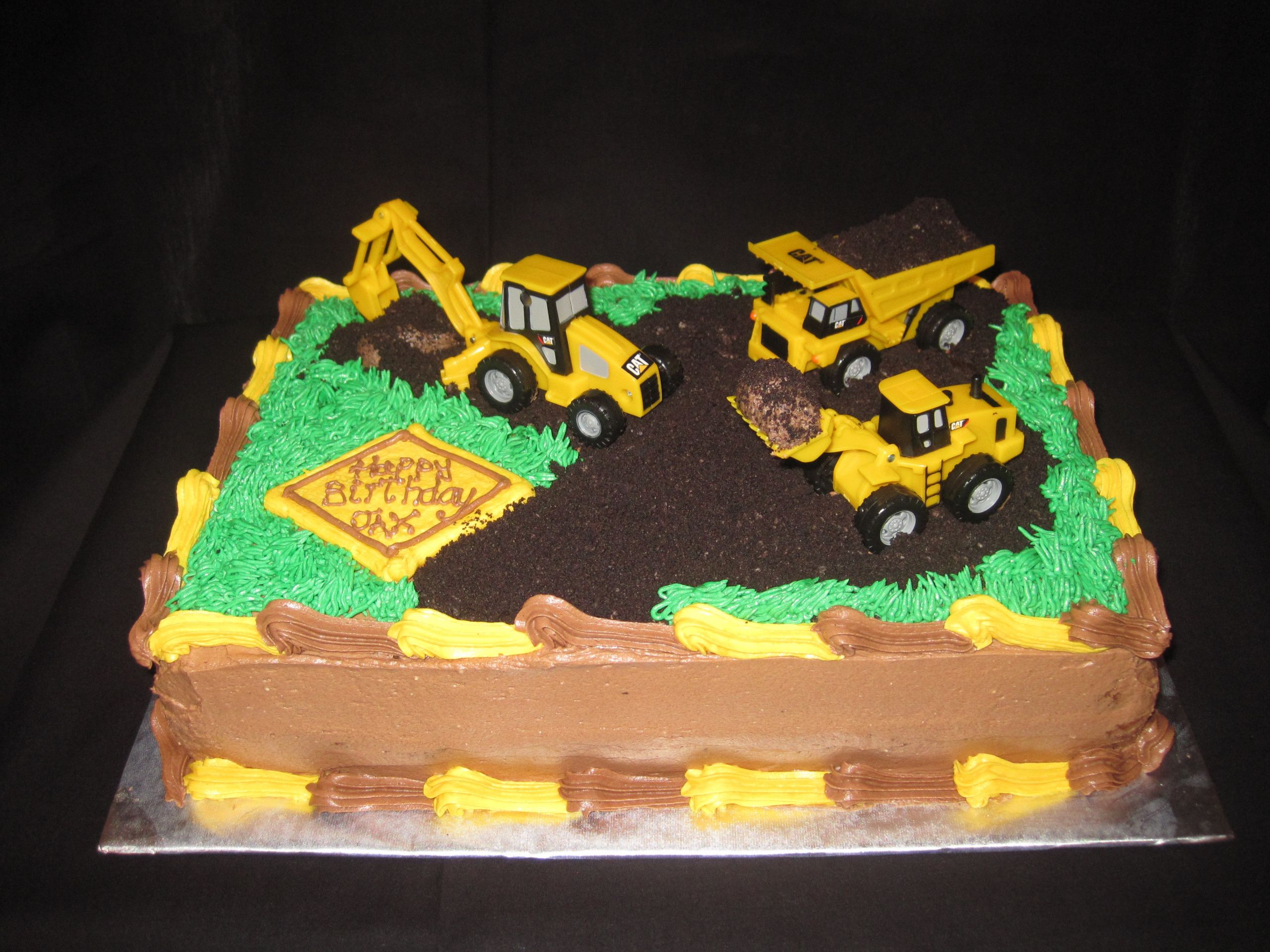 Dump Truck Birthday Cake
 Dump Truck 1st Birthday Cake