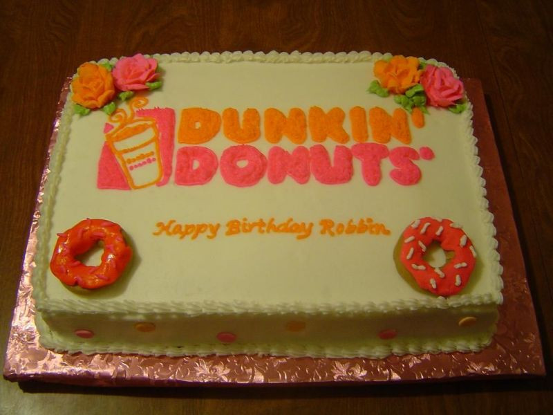 Dunkin Donuts Birthday Cake
 Happy Birthday DunkinMcNut Graphic Design Forum