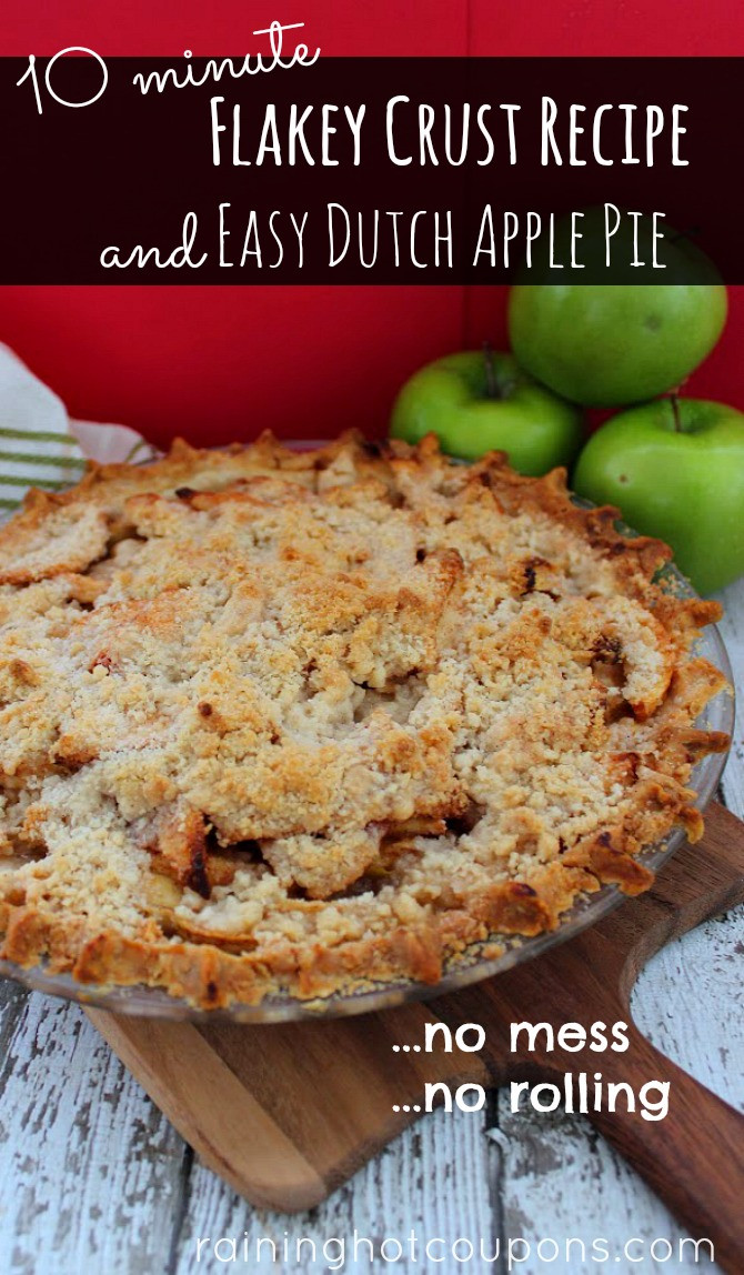 Dutch Apple Pie Topping Recipe
 Homemade EASY Flakey Pie Crust and Dutch Apple Pie Recipe