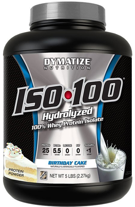 Dymatize Iso 100 Birthday Cake
 Dymatize ISO 100 Birthday Cake 5 lb 73 Servings