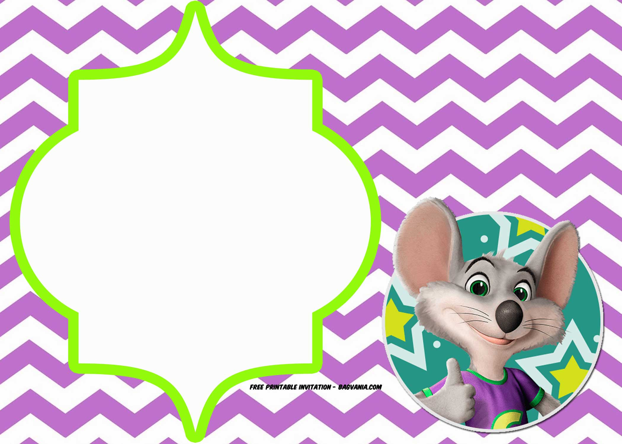 E Invitations For Birthday
 FREE Chuck e Cheese Birthday Invitation Template – FREE