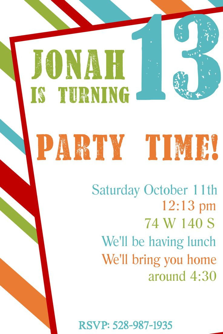 E Invitations For Birthday
 Pin on Printables