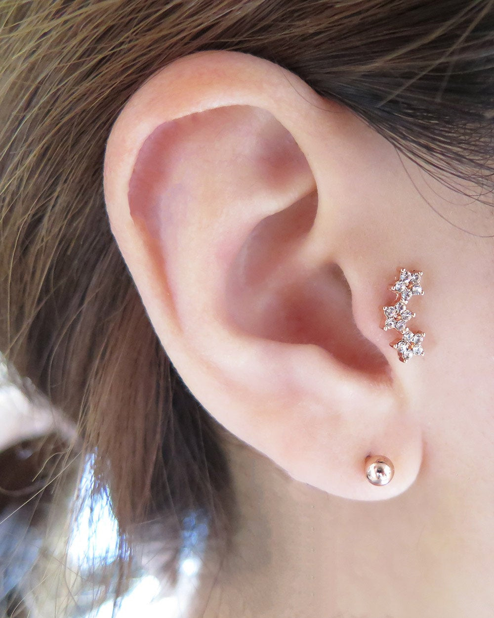 Earrings For Piercing
 Star Ear Piercing Tragus Piercing Cartilage earring Star