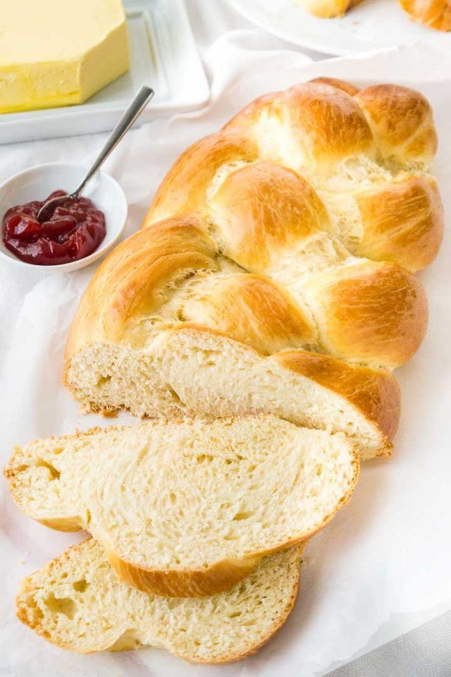 Easter Bread Recipes
 Braided Bread Recipe Sweet Braided Easter Bread Plated