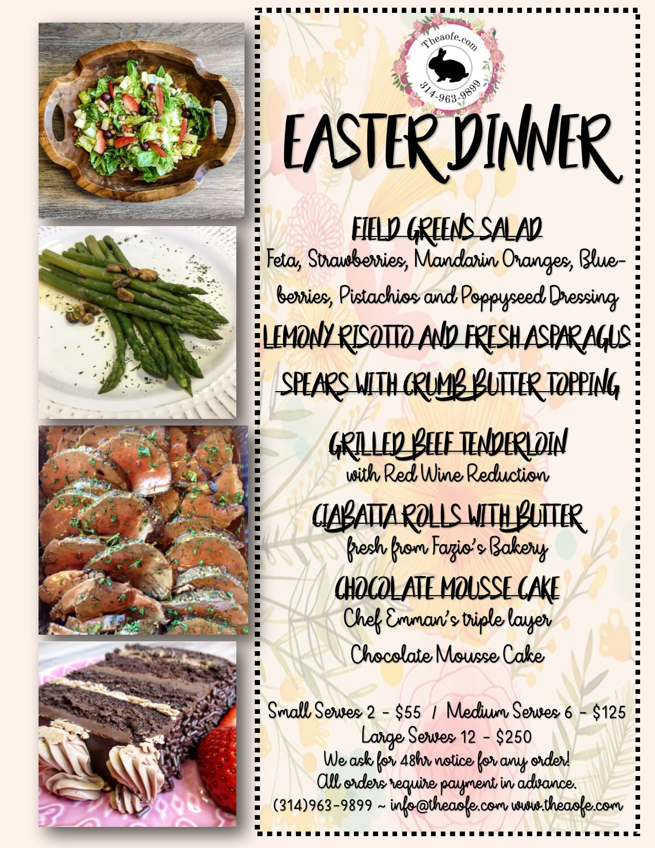 Easter Dinner 2020
 Easter Dinner The Art of Entertaining The Art of