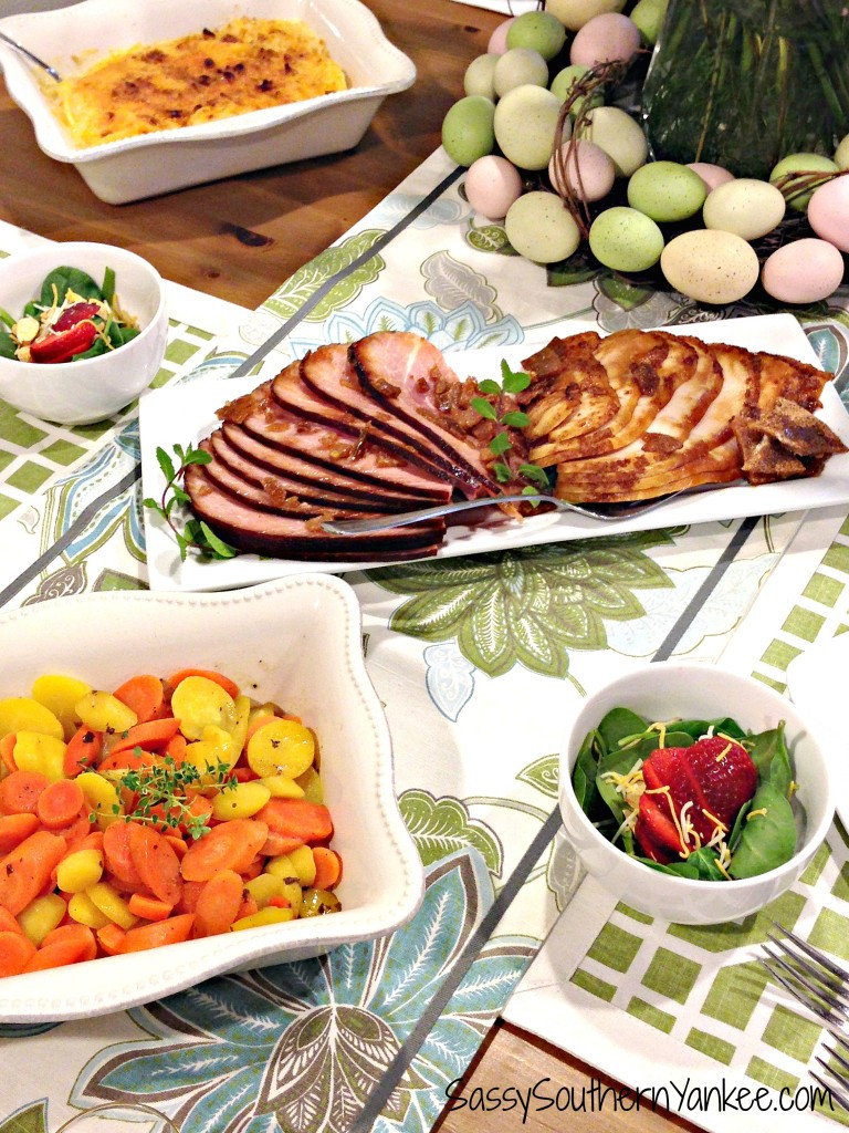 Easter Dinner Ideas With Ham
 Delicious and Easy Easter Dinner with HoneyBaked Ham