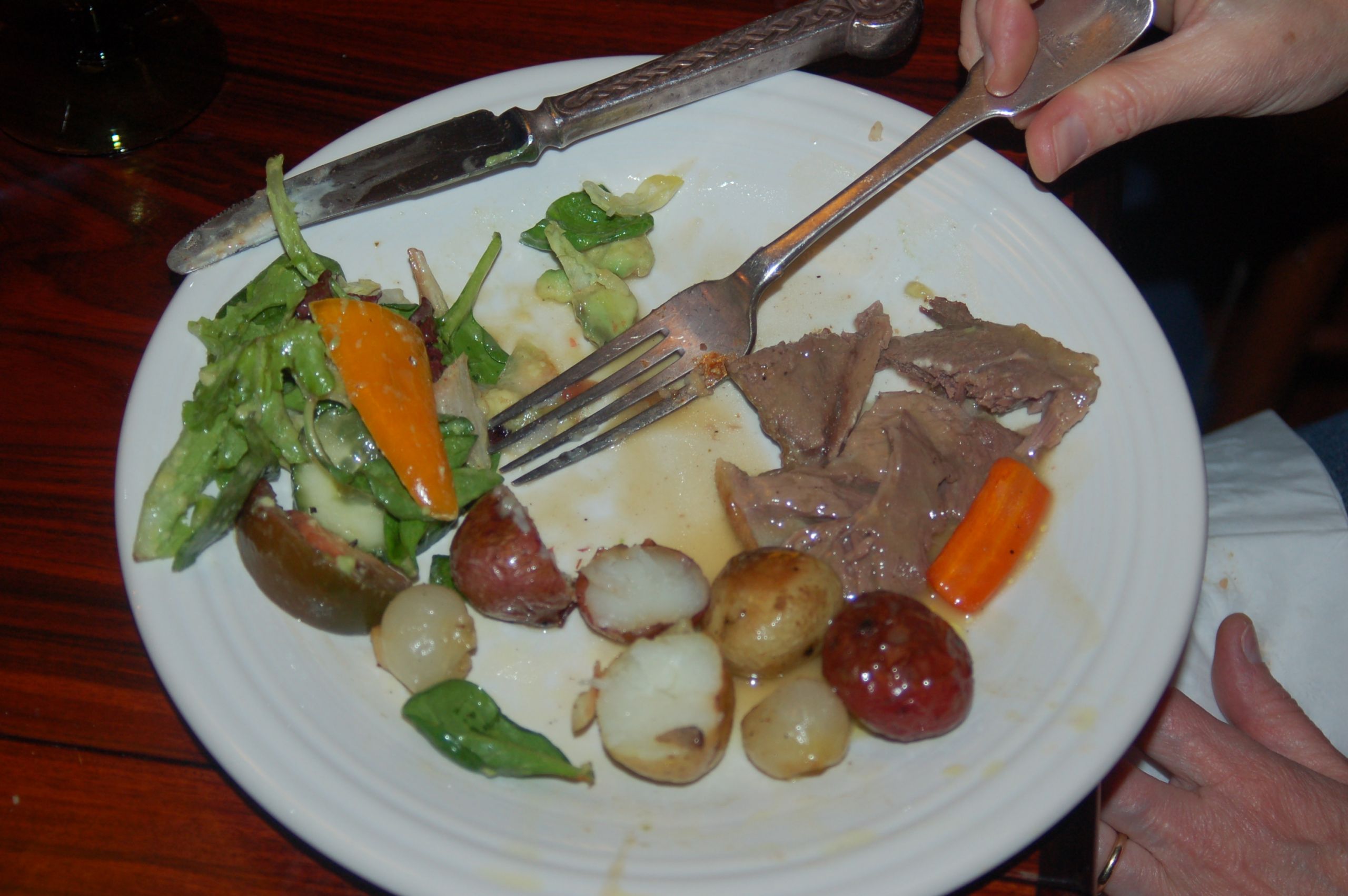 Easter Dinner Vegetables
 Easter Leg of Goat with Roasted Ve ables & Pan sauce