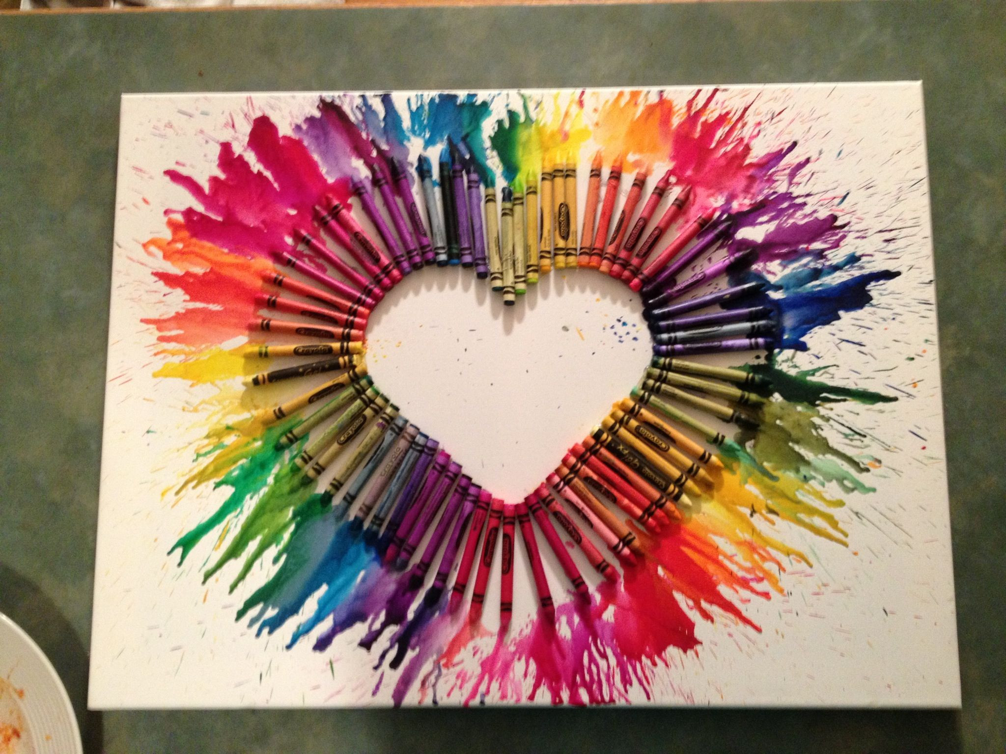 Easy Arts And Crafts Ideas For Adults
 Crayon art Arts and crafts project