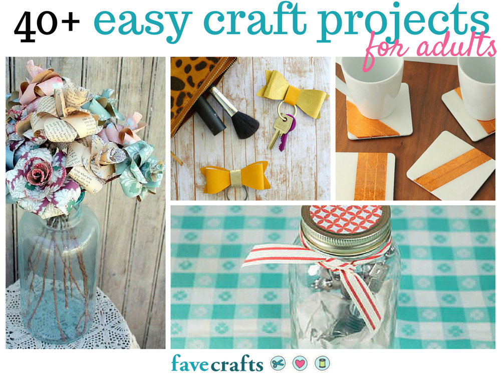 Easy Arts And Crafts Ideas For Adults
 44 Easy Craft Projects For Adults