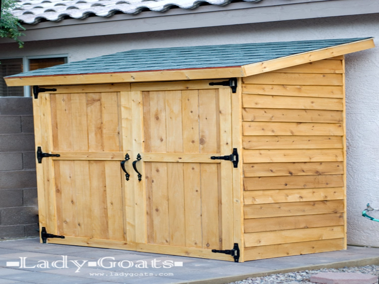 Easy Backyard Storage
 DIY Small Outdoor Storage Shed Outdoor Kayak Storage Ideas