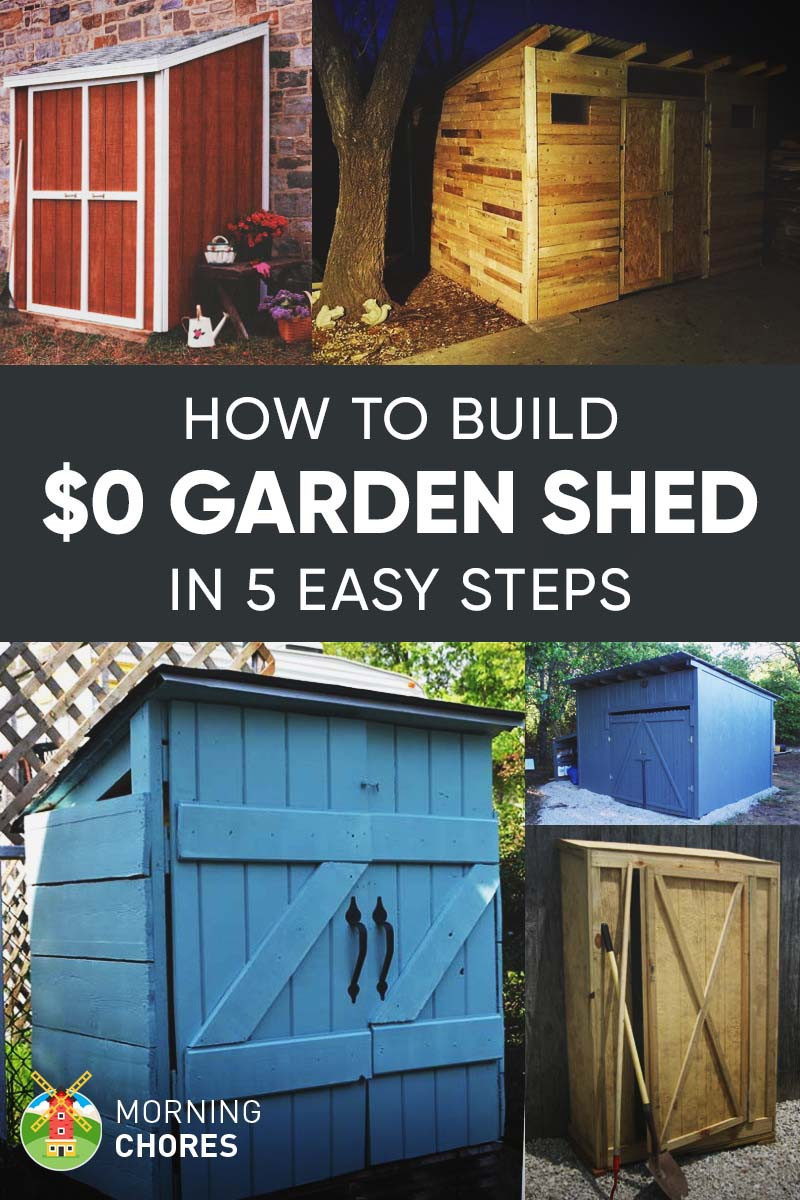 Easy Backyard Storage
 How To Build a Free Garden Storage Shed 8 More