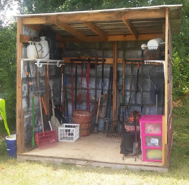 Easy Backyard Storage
 6 Simple Steps to Building a DIY Garden Shed for $3