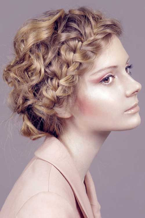Easy Braided Hairstyles For Medium Hair
 15 Easy Hairstyles For Short Curly Hair