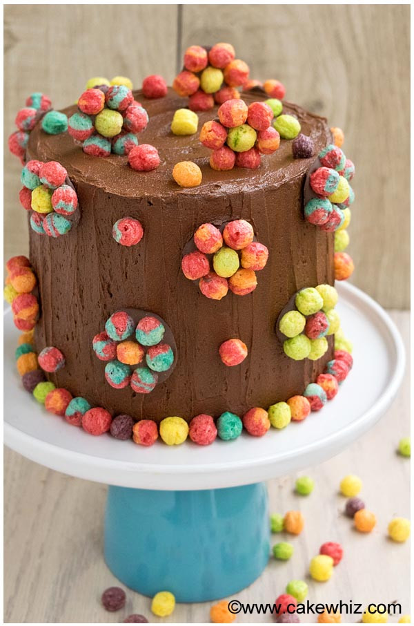 Easy Cake Decorating Ideas For Kids
 Trix Cereal Cake CakeWhiz