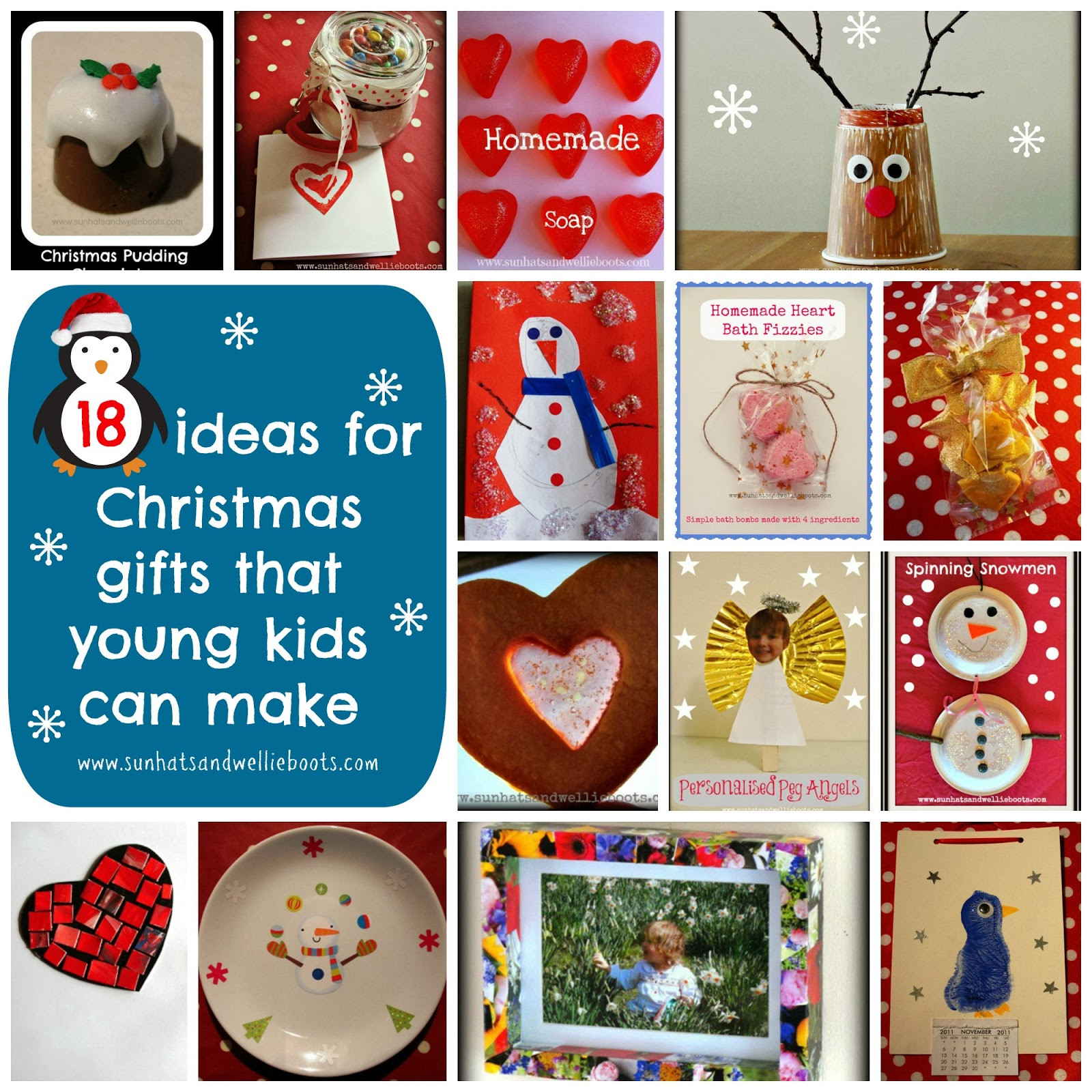 Easy Christmas Gifts For Kids
 Sun Hats & Wellie Boots 18 Homemade Christmas Gifts That