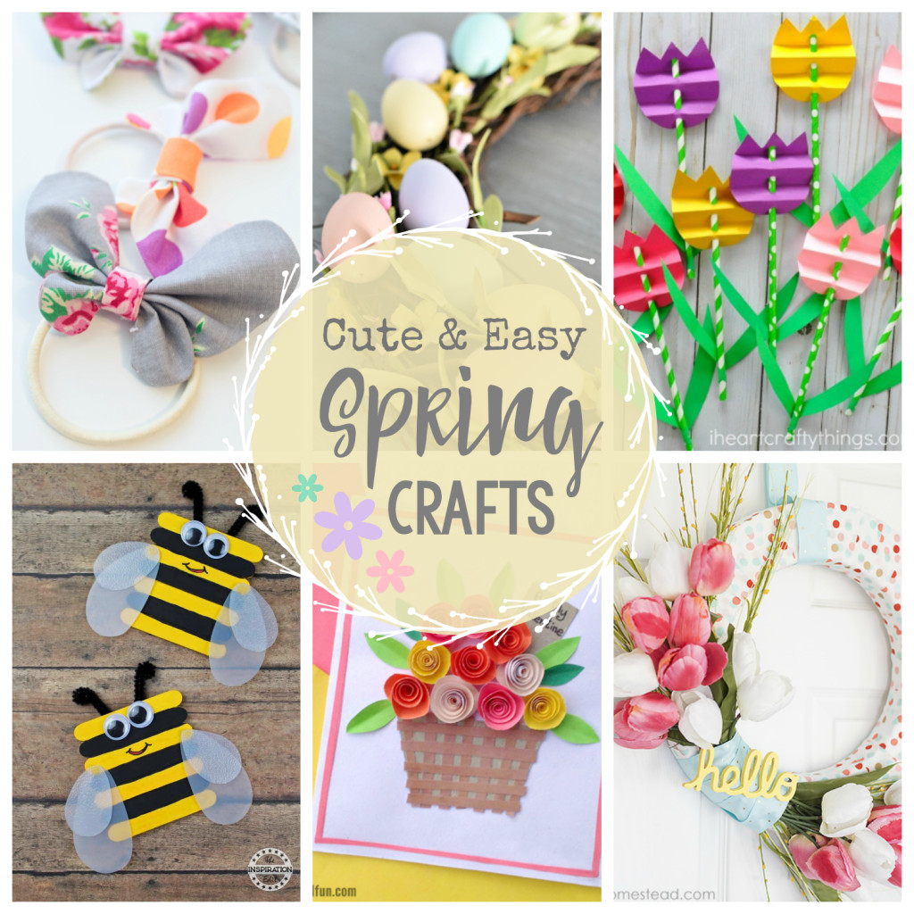 Easy Crafts For Kids To Make
 Cute & Easy Spring Crafts to Make Crazy Little Projects