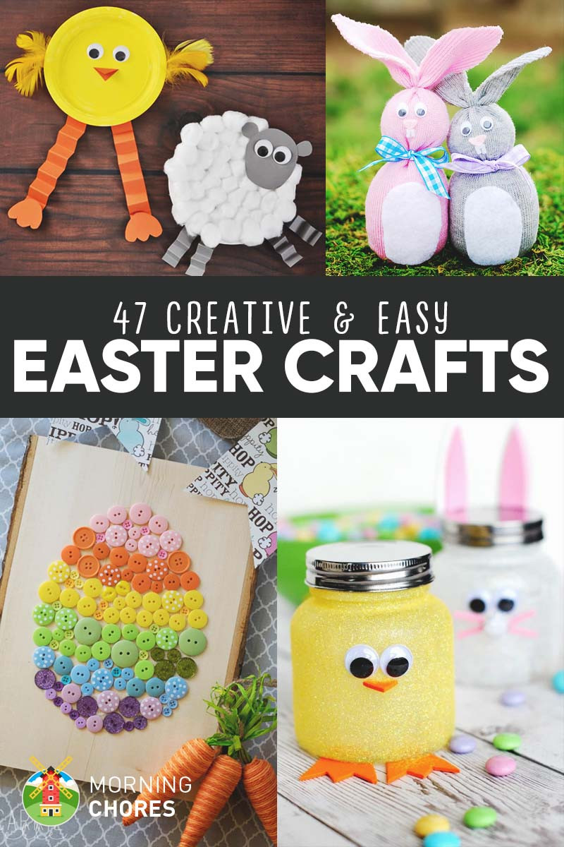 Easy Crafts For Kids To Make
 90 Creative & Easy DIY Easter Crafts for Your Kids to Make
