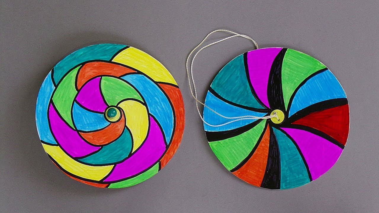 Easy Crafts For Kids To Make
 HOW TO MAKE PAPER SPINNERS EASY PAPER CRAFTS FOR KIDS