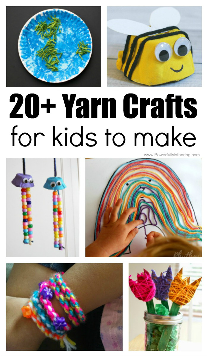 Easy Crafts For Kids To Make
 20 Absolutely Fantastic Easy Yarn Crafts for Kids to Make