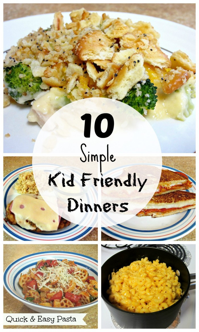 Easy Dinner Recipes Kids
 10 Simple Kid Friendly Dinners Love to be in the Kitchen