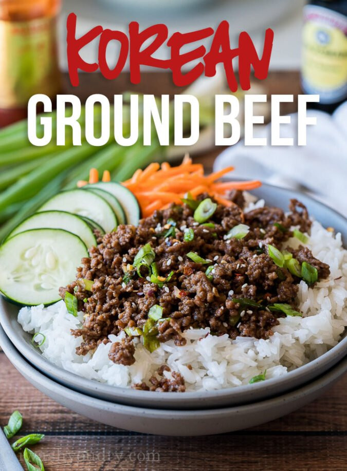 Easy Dinner Recipes With Ground Beef
 Easy Korean Ground Beef Recipe