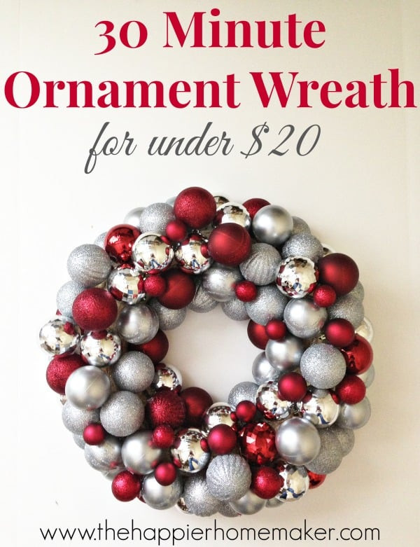 Easy DIY Christmas Wreath
 How to Make an Easy DIY Ornament Wreath