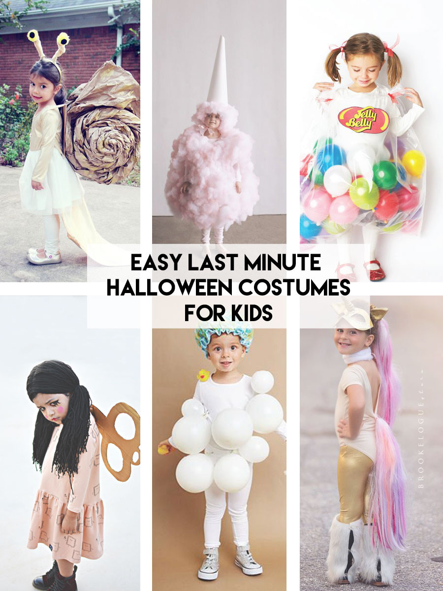 Easy DIY Costume For Kids
 Easy Last Minute Halloween Costumes for Kids Little