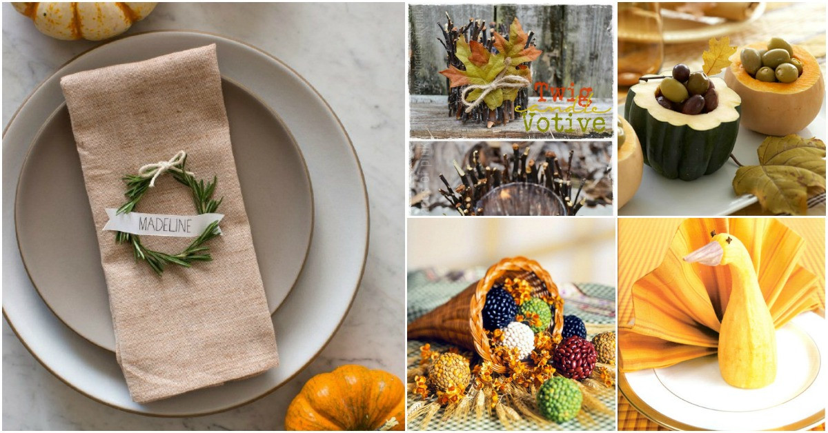 Easy DIY Thanksgiving Decorations
 25 Easy to Make DIY Thanksgiving Decorating Ideas DIY