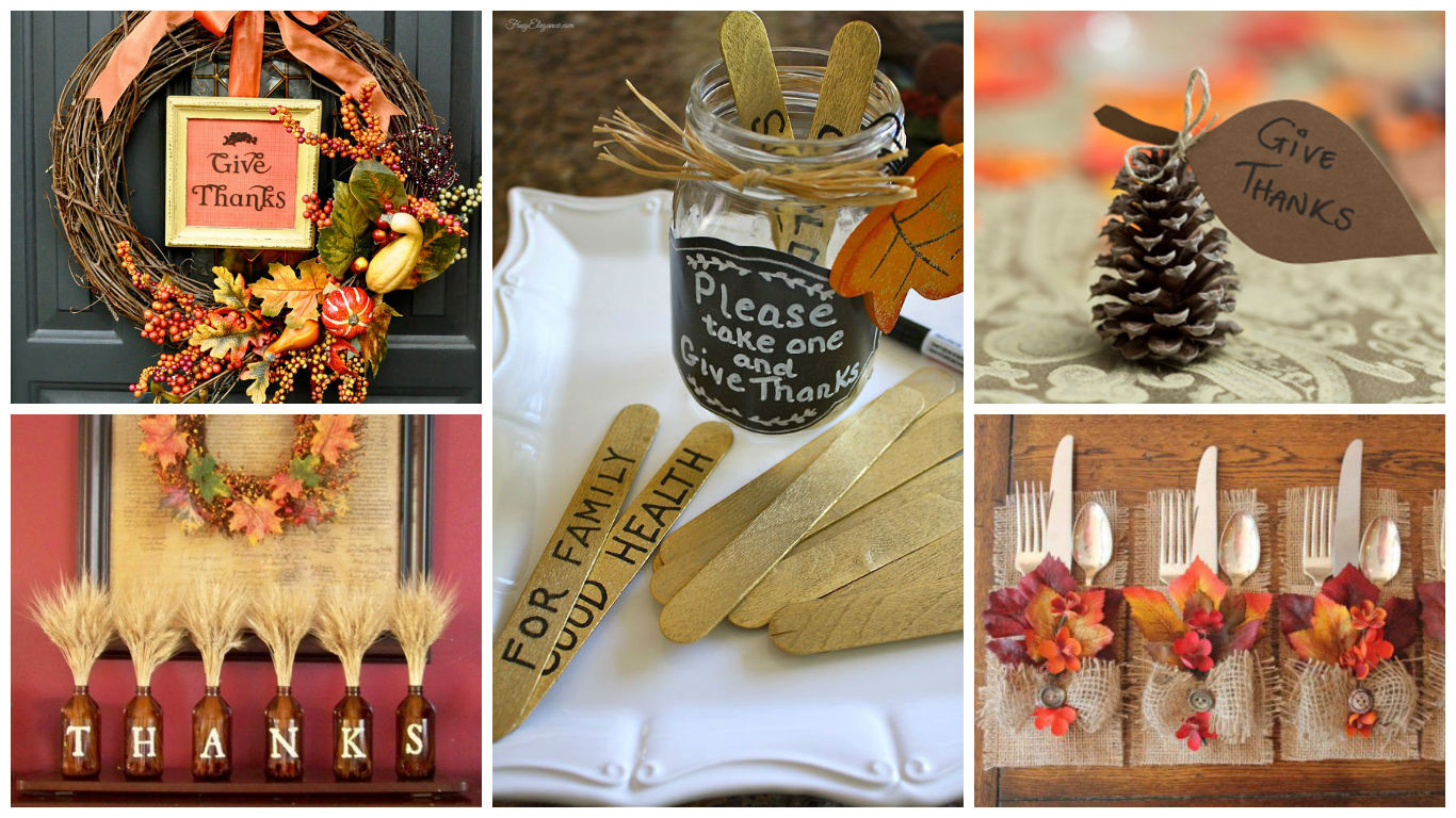 Easy DIY Thanksgiving Decorations
 19 Totally Easy & Inexpensive DIY Thanksgiving Decorations