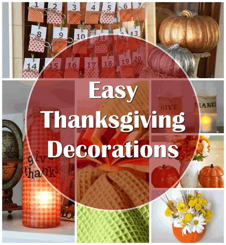 Easy DIY Thanksgiving Decorations
 Easy DIY Thanksgiving Decorations Thrifty Jinxy