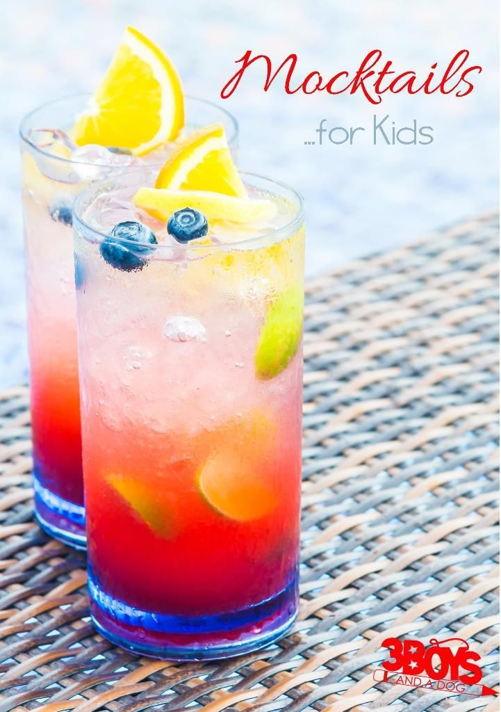 Easy Drink Recipes For Kids
 Mocktails for Kids Non Alcoholic Cocktails