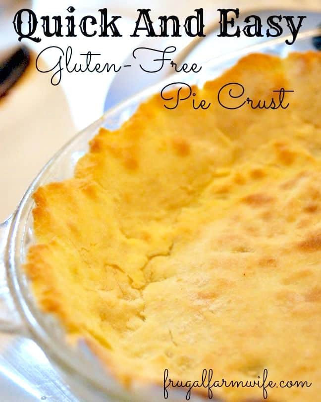 Easy Gluten Free Pie Crusts
 Quick And Easy Gluten Free Pie Crust Recipe