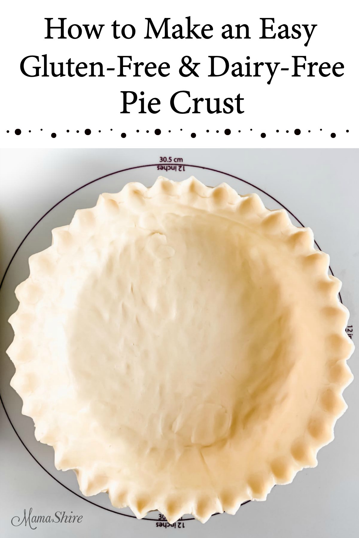 Easy Gluten Free Pie Crusts
 How To Make An Easy Gluten Free Pie Crust Recipe Dairy