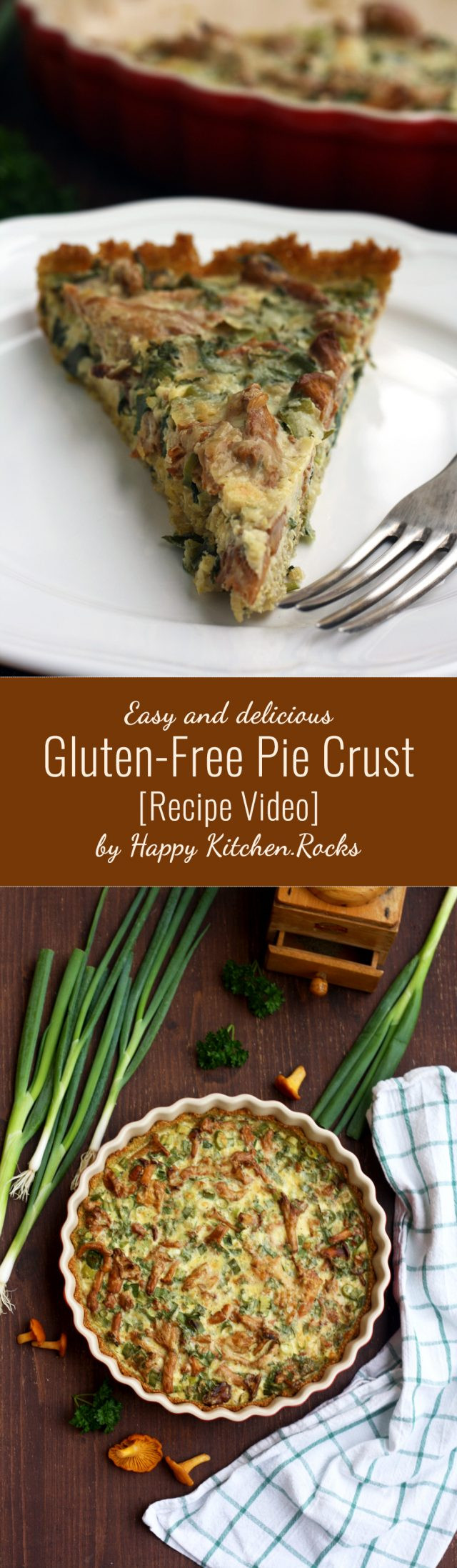 Easy Gluten Free Pie Crusts
 Easy Gluten Free Pie Crust [Video] • Happy Kitchen Rocks