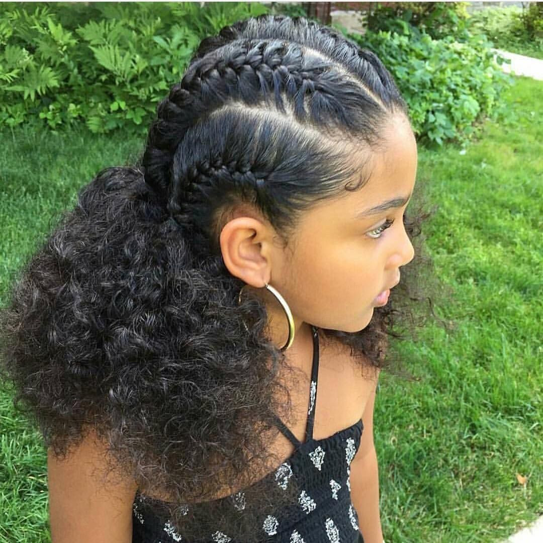Easy Hairstyles For Mixed Race Hair
 Braids cornrows mixed hair little girl