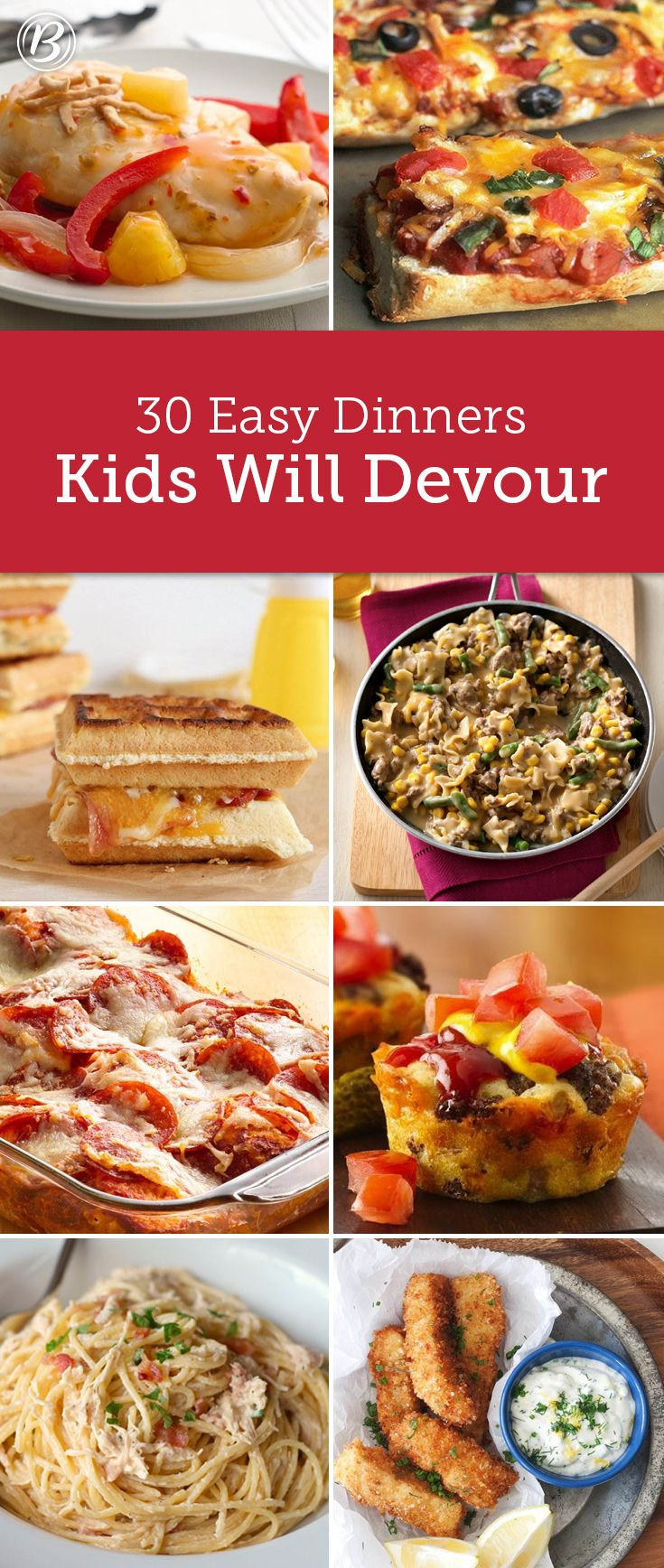 Easy Healthy Dinner Recipes Kid Friendly
 Kids’ Most Requested Dinners