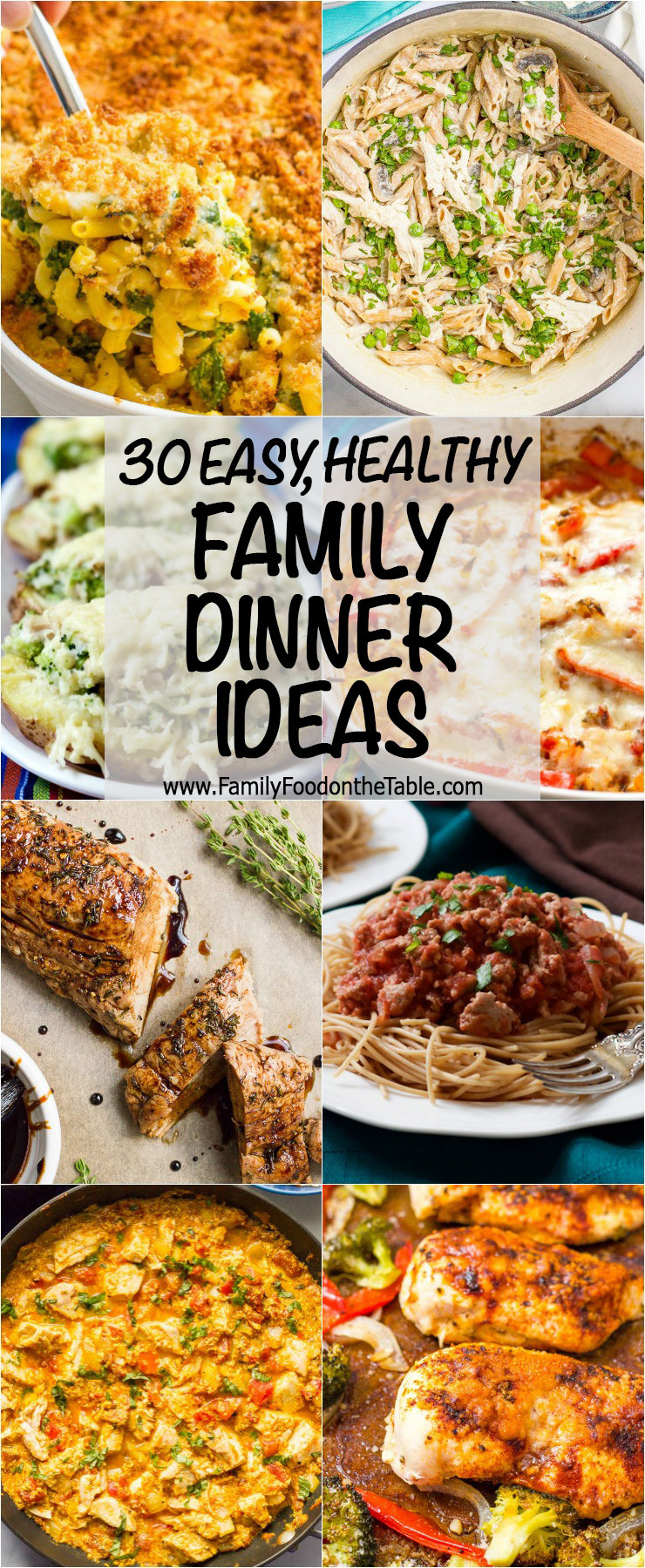 Easy Healthy Dinner Recipes Kid Friendly
 30 easy healthy family dinner ideas Family Food on the Table