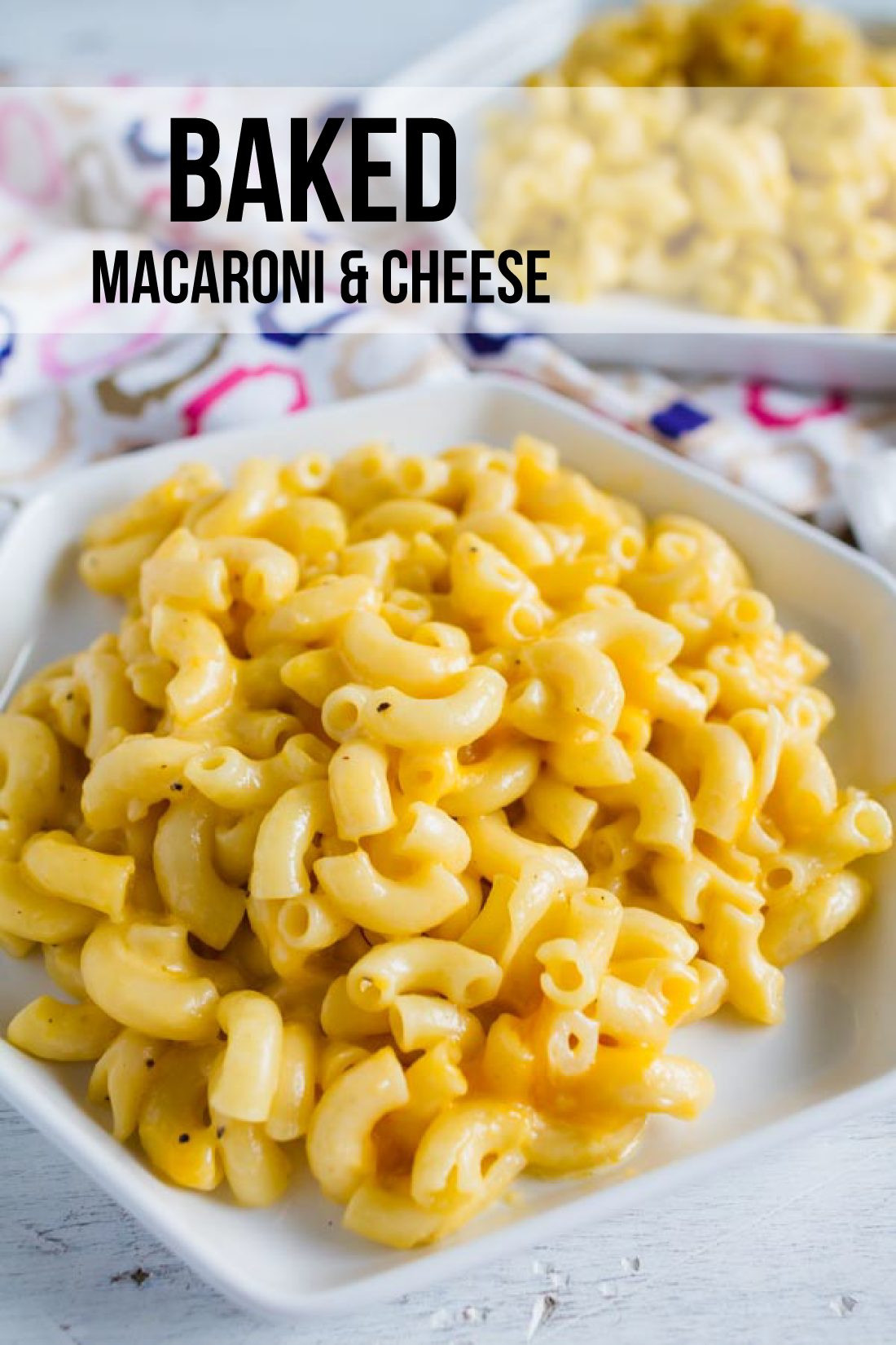 Easy Homemade Macaroni And Cheese Baked
 Easy Baked Macaroni and Cheese