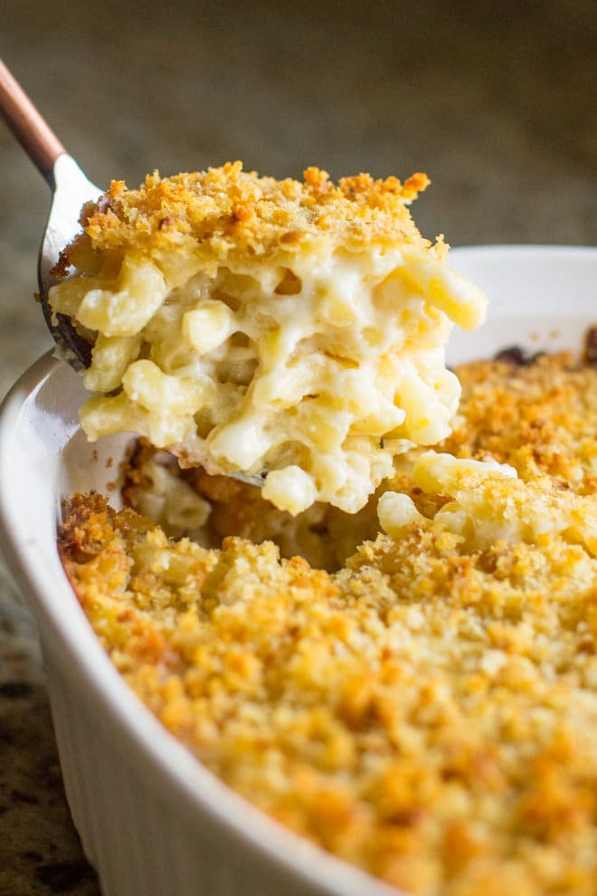 Easy Homemade Macaroni And Cheese Baked
 Baked Macaroni and Cheese with Garlic Butter Crumbs